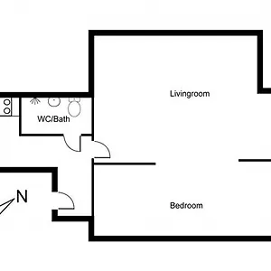 Stille Og Hyggelig Lejlighed Appartement